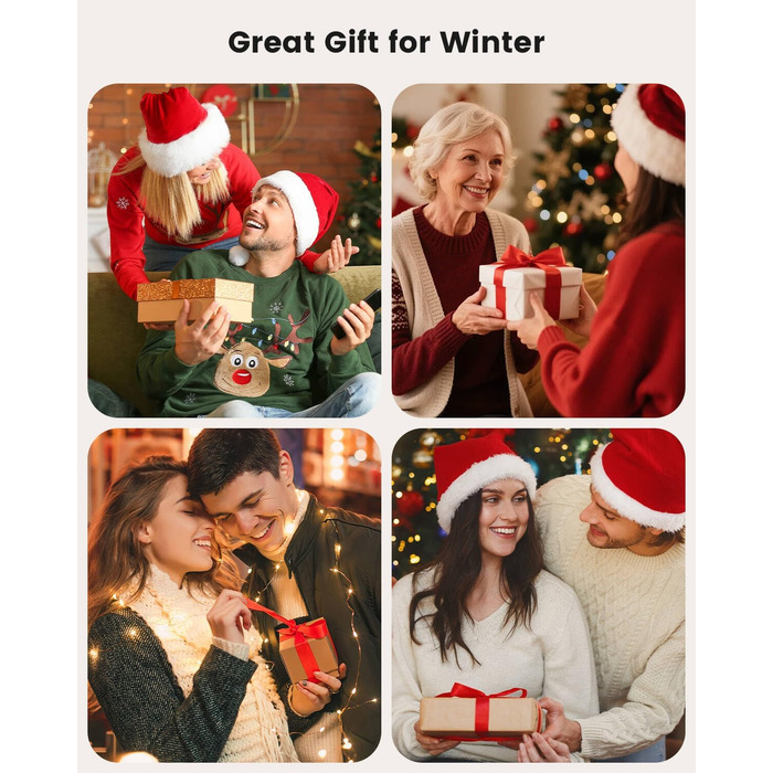 Електричні грілки для рук Gabless 2 шт., USB, портативні, 3 рівні нагріву, швидкий нагрів, чорні - чудовий подарунок для чоловіків та жінок