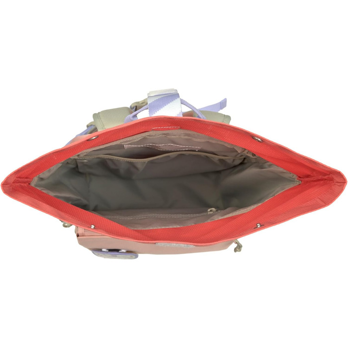 Дитячий рюкзак LÄSSIG з нагрудним ремінцем, 12 літрів, водонепроникний, Rolltop, зелено-блакитний