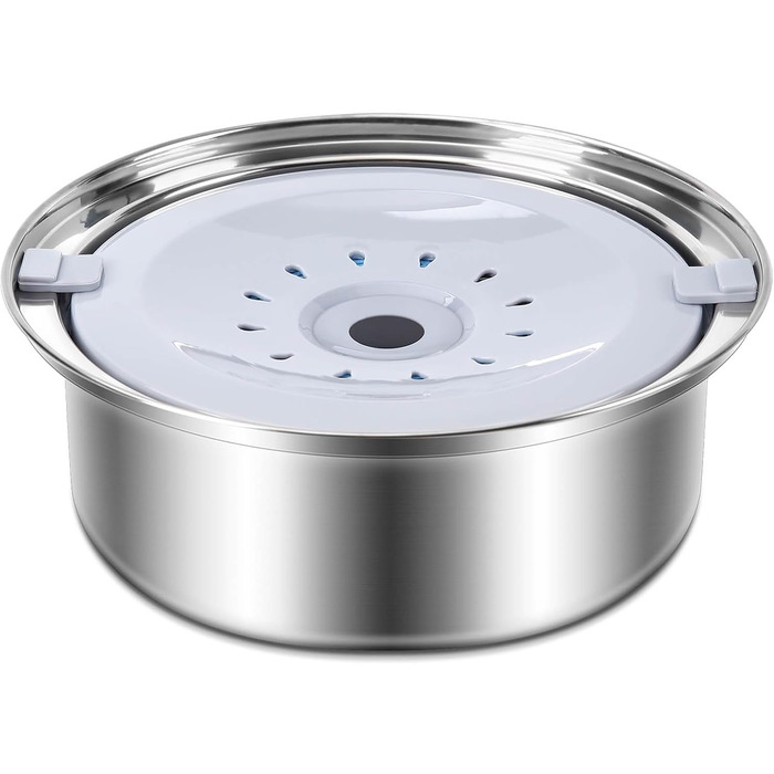 Нержавійна миска для собак з антивитіканням, 2L, преміум якість. Миска для собак та котів, антивитікаюча, великий об'єм 2L