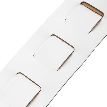 Гітарний ремінь Levy's Leathers Amped Series з шкіри (білий та чорний)