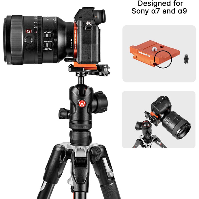 Штатив Manfrotto Befree Advanced для Sony Alpha (Alu)