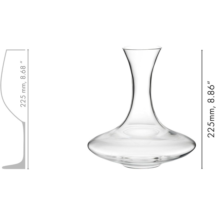 Декантер для вина RIEDEL Ultra, прозорий, кришталеве скло, ручна робота, 1 шт.