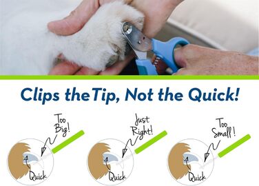 Кліпер для обрізання нігтів домашніх тварин Zen Clipper (сірий, середній - отвір 3 мм)