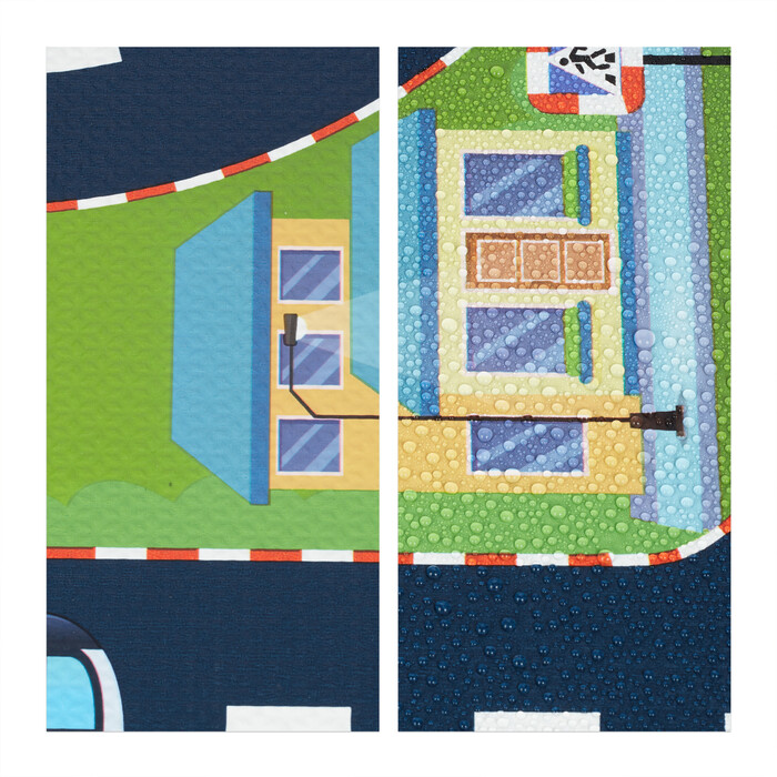 Relaxdays Puzzle Mat Road