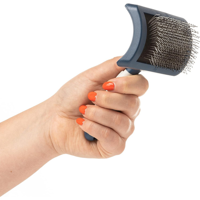 Щітка Mikki Slicker для вирівнювання шерсті собак та цуценят, для пуделів та їх схрещень (Cockapoo, Labradoodle, Cavapoo, Maltipoo, Golden Doodle)