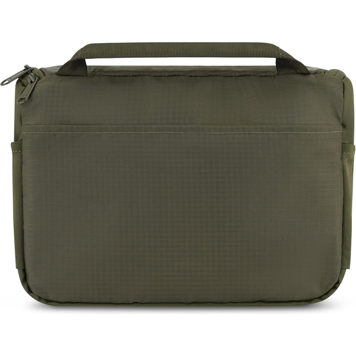 Чоловіча та жіноча косметичка Johnny Urban Kulturtasche Logan чорного кольору - велика, для подорожей, з прозорим кишеньком для рідин (Olive)