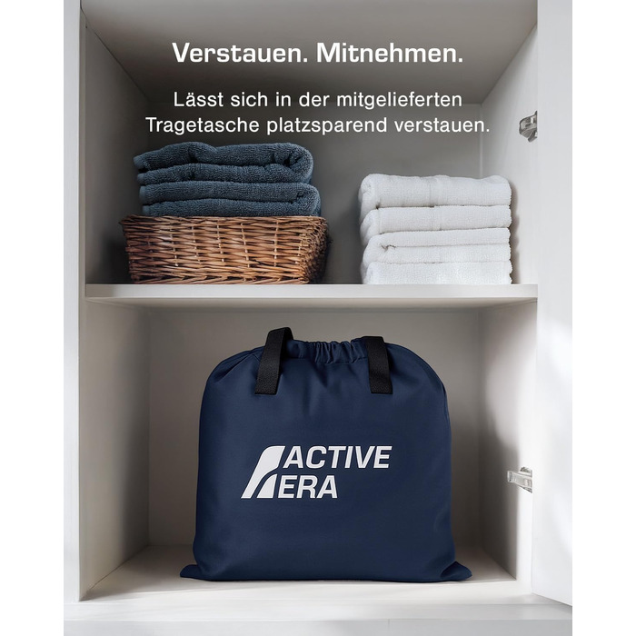 Активна Ера Преміум Надувний Матрац для Сну 1 Особа з Електричною Помпою та Вбудованим Подушкою, 99x188x36.5 см - для кемпінгу та гостей