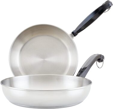 Набір сковорідок Farberware Classic з нержавіючої сталі, 8.25 та 10 дюймів