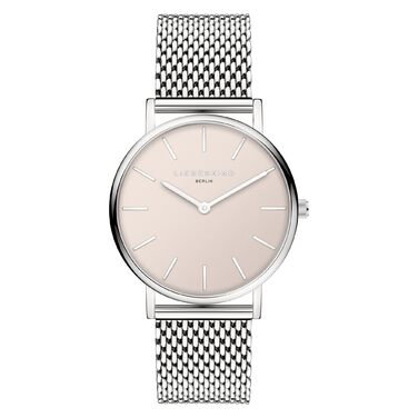 Годинник Liebeskind Berlin для жінок – круглий кварцовий годинник 34 мм – сітчасте браслет – водостійкий 5ATM – сучасний та елегантний (мінімалістичний)