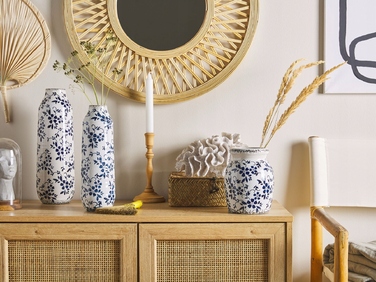 Керамічна ваза Beliani, 12 x 35 см