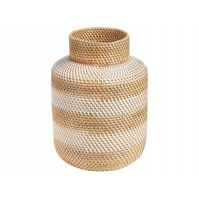 Декоративна керамічна ваза RENUN, 36 см, натуральний колір