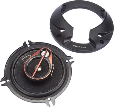 Автомобільна коаксіальна акустика Pioneer TS-R1350S 13 см, 3-смугові динаміки, 2 шт, 250 Вт, IMPP мембрана, монтажна глибина 47 мм, з решіткою