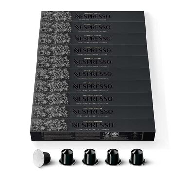 Капсули Nespresso Original Ispirazione Ristretto Italiano - 100 шт. (10 пачок по 10 шт.)