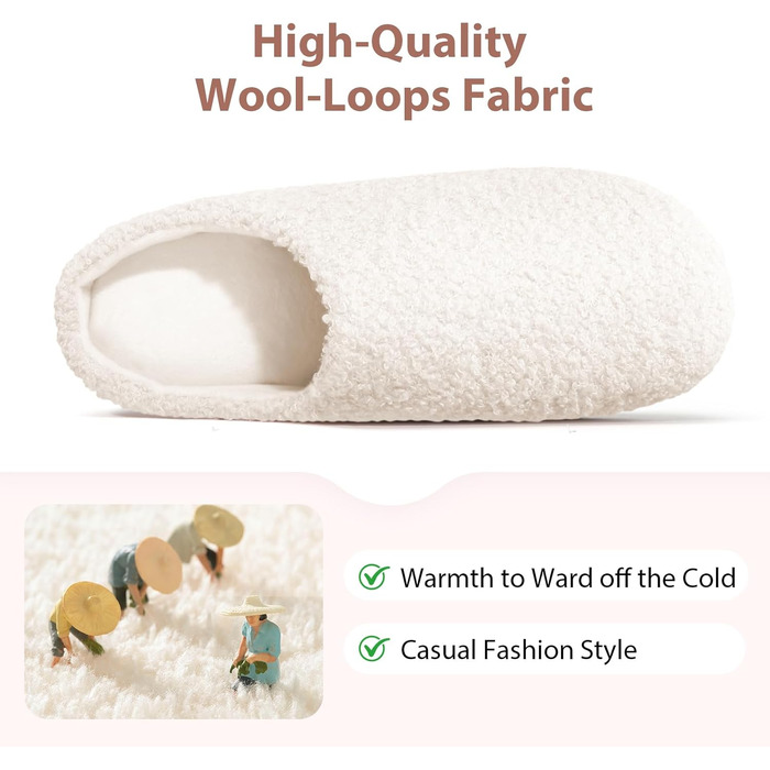 Жіночі домашні тапочки Anmerl з меморі-піною, теплі зимові тапочки з м'яким плюшевим підкладкою, антиковзаючі, 38/39 EU, Колір: Коричневий