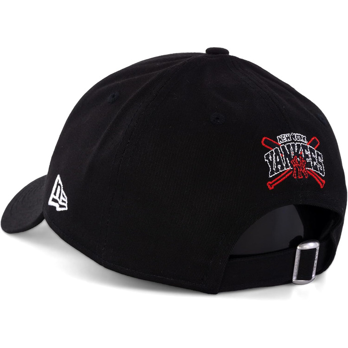 Кепка New Era New York Yankees 39thirty Flexfit чорна, універсальний розмір