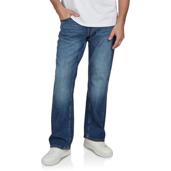 Джинси чоловічі MUSTANG Oregon Bootcut, стрейч, деним, сині (30-44W / 32L)