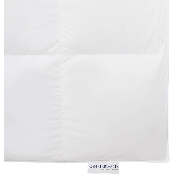 Ковдра Böhmerwald Selection з пуху 100%, гіпоалергенна, 1000 г, тепла, 155x220 см, Oeko-Tex Standard 100