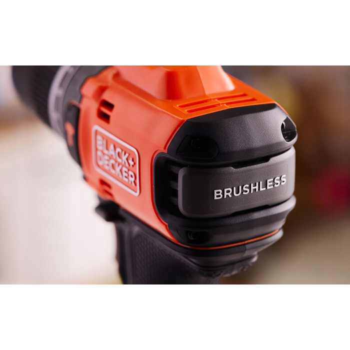 Ударний дриль-шурупокрут 18В 50Нм 2Аг у кейсі BLACK+DECKER BLD683D1XK