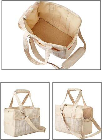 Транспортна сумка для собак і котів до 5 кг – чорна, з верхньою відкриваємою частиною, дихаюча, складна, з плечовим ременем, сертифікована для перевезення в літаку