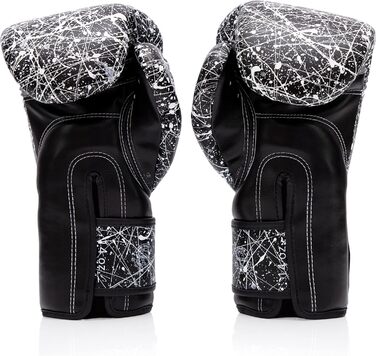 Боксерські рукавички Fairtex BGV14 для муай-тай, кікбоксингу, MMA, K1. Унісекс, дитячі, чоловічі, жіночі. Чорний/Білий, 16 oz