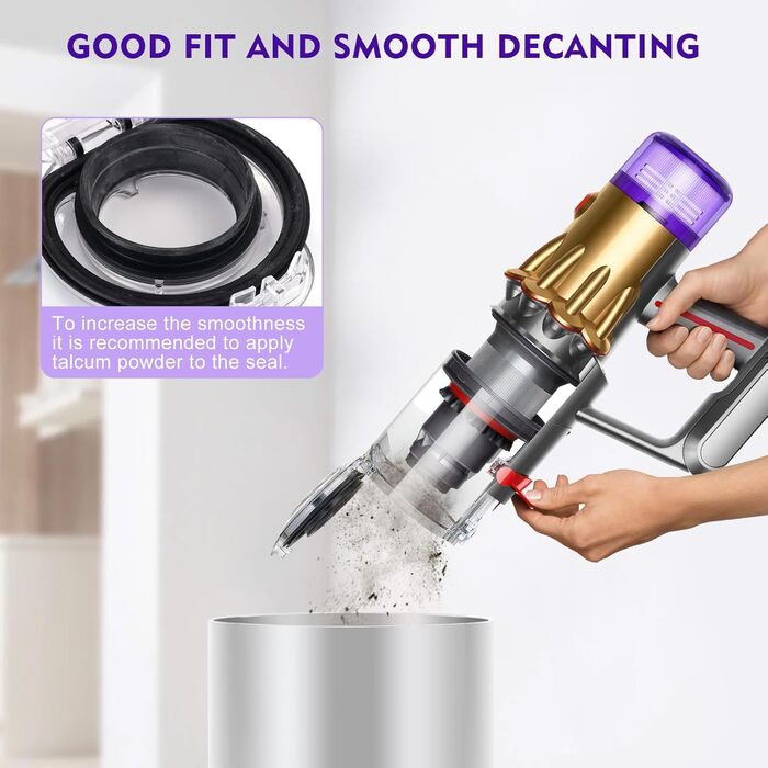 Dyson V12, V18, V10 Digital Slim Vacuum Dust Bin Replacement Part - 965272-01