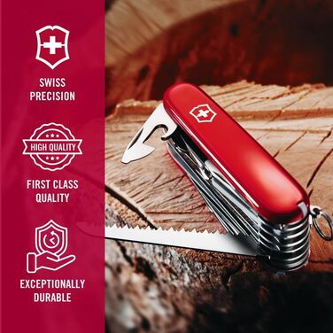 Швейцарський ніж Victorinox Swiss Champ: мультитул з 33 функціями, червоний