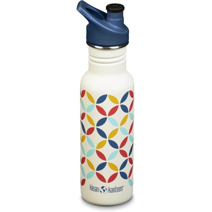 Klean Kanteen Classic Narrow Water Bottle 18 oz (Retro Dots)