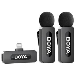 Мікрофон BOYA BY-V10 USB-C: Бездротовий мініатюрний мікрофон з шумозаглушенням для Android, смартфонів, ноутбуків, YouTube, подкастів, Facebook, Vlogging