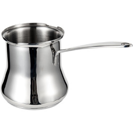 IMEEA Turkish Coffee Pot Arabic Coffee Pot Moka Pot 18/10 Stainless Steel Greek Coffee Pot Briki Turkish Coffee Machine (500ml)