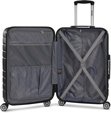 Набір валіз Hartgepäck Seattle 3 шт. | Чорний колір | ABS, 4 колеса, TSA-замок | Розмір M (69 см)