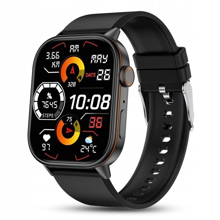 Смарт-годинник JG Smart QX17 для жінок, GPS, чорний