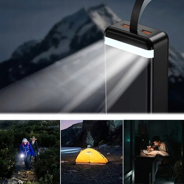 Потужний павербанк 50000mAh з дисплеєм, 2xUSB-C, 22.5W