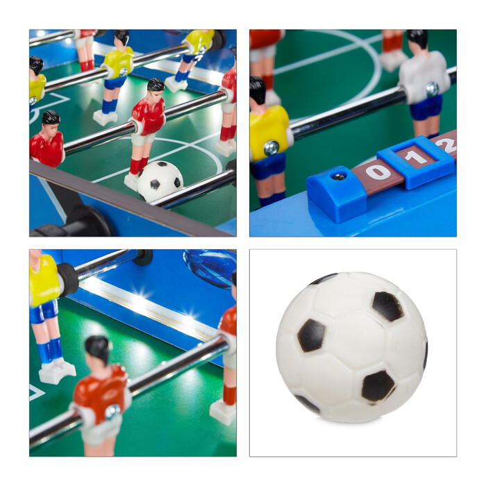 Relaxdays Foosball Table with LED Lights