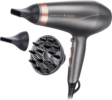 Випрямляч для волосся Remington S8593 Keratin Protect з датчиком захисту від перегріву, кератин-керамічне покриття з мигдалевою олією, цифровий дисплей, 160-230°C