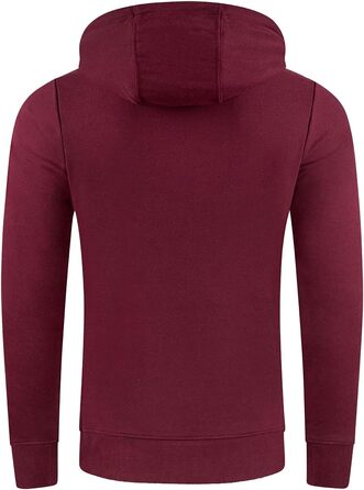 Чоловіча худі riverso RIVEnno Regular Fit з капюшоном, колір Port Red (темно-червоний), розмір 3XL
