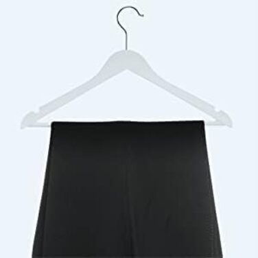 Вішалка для одягу Evolluxi Lotus з масиву дерева, для сорочок та курток, 360° обертання, ретро дизайн (білий, 8 шт.)