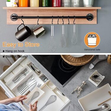 Набір міксерів-вісків з нержавіючої сталі, 3 шт. (21см, 26см, 29см) для тіста, яєць, збивання, приготування соусів. Якісні віски для кухні, сріблястого кольору.