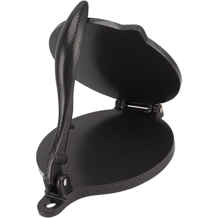 Пресс для тортилій з алюмінієвого сплаву, ручний, для приготування тако, патоконів, тортилій, роті, піци (20 см, чорний)