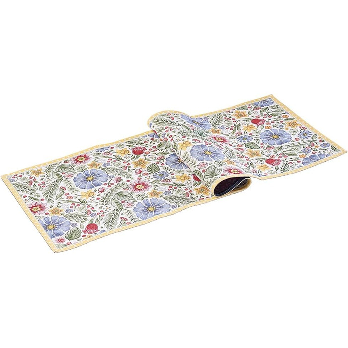 Villeroy & Boch – Spring Awakening Table Runner L Bunt, Machine Washable, Gobelin Runner Spring Flowers Large, Placemat Table Easter, Cotton/Polyester