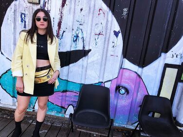 Поясна сумка Vibe Bauchtasche - поясна/стегнова сумка для жінок, чоловіків та дітей, універсальний розмір, золота