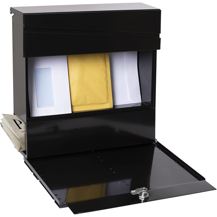 Поштовий ящик ARREGUI Armor E6905 сталевий з газетницею, антрацит, DIN A4