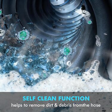 Портативний пилосос для чищення м'яких меблів та килимів C10, 530W, 18kPa, блакитний