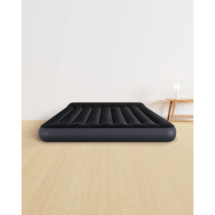 Надувний матрац Intex Queen Classic з подушкою та технологією Fiber-Tech (64150ND)