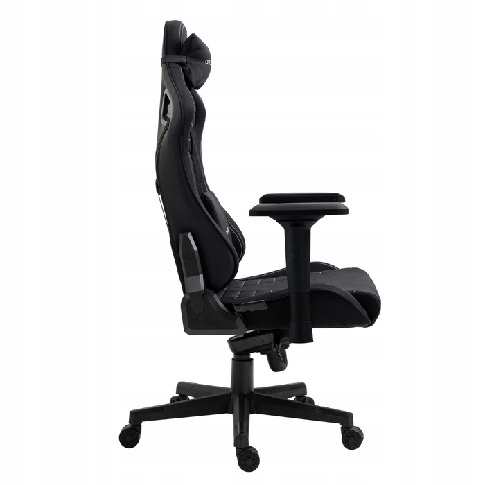 Ігрове крісло Delagear G 808, чорне, оббивка з тканини