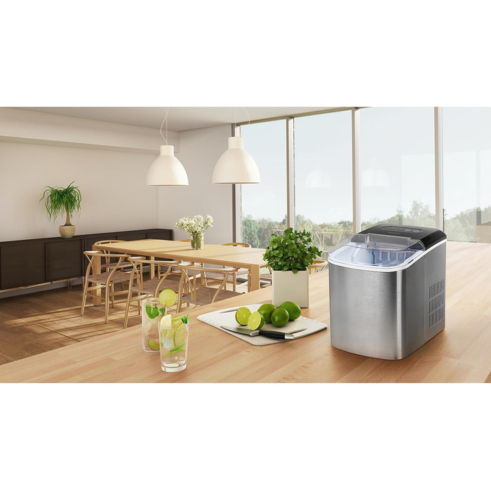 Машина для приготування льоду MEDION MD11960: кубики, подрібнений лід, 2 літри, самоочищення