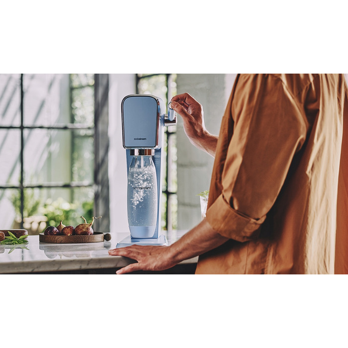 Сифонізатор для води SodaStream Art, синій, 1 пляшка у комплекті