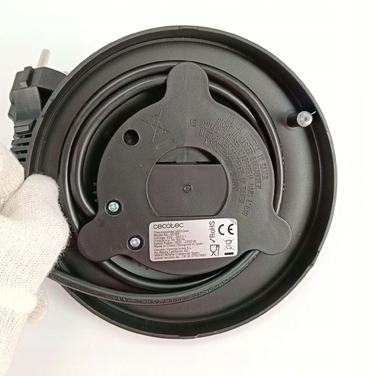 Електричний чайник Cecotec ThermoSense 390, 2200 Вт, 1,7 л, чорний