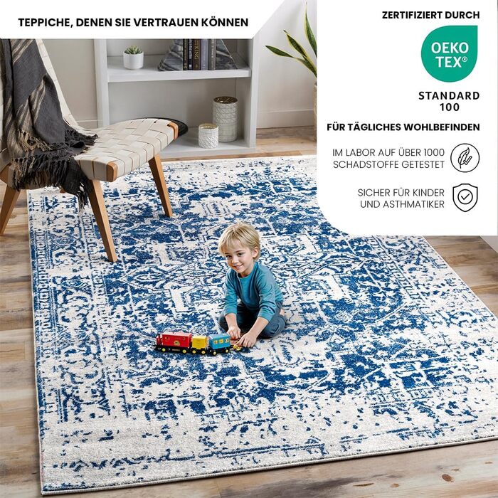 Килим Livabliss Syracusa Vintage 160x220 см - вітальня, спальня, їдальня, стиль бохо, східний орнамент, бежево-рожевий (також доступний 200x275 см)