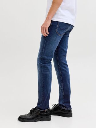 Джинси чоловічі JACK & JONES Slim Fit JJIGLENN сині, 32W/32L, денім