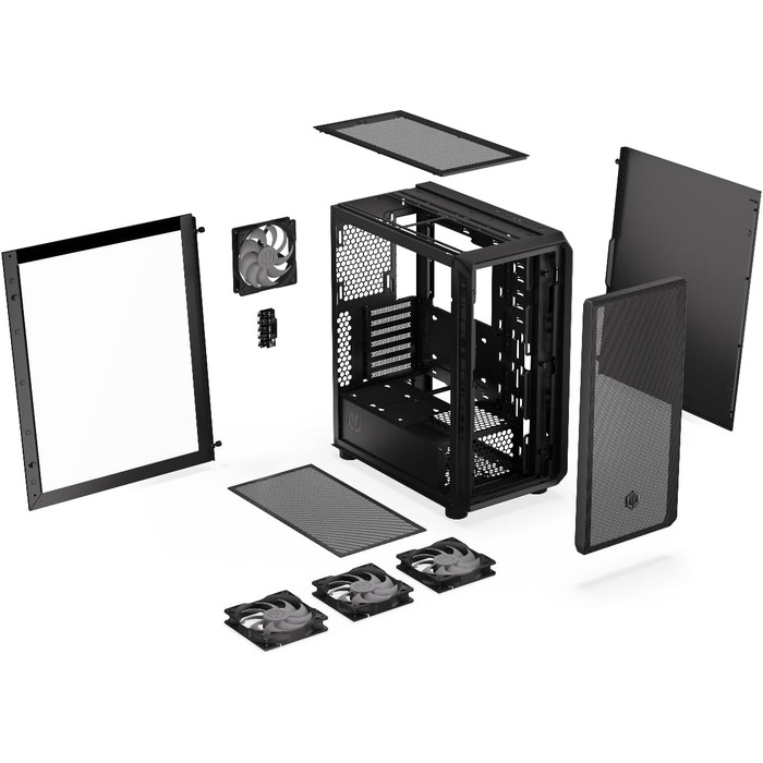 Корпус для ПК ENDORFY Arx 500 ARGB, загартоване скло, 4x140мм ARGB вентилятори